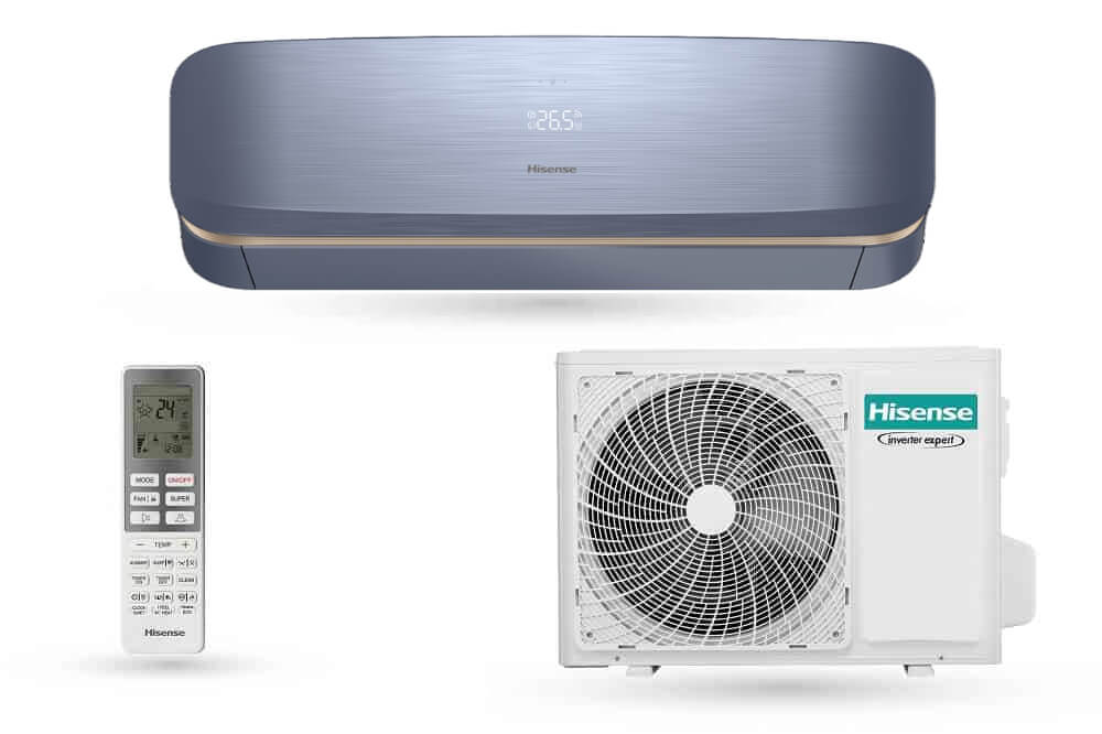 Hisense Fresh Air 3,5 kW split klíma szett (kék)